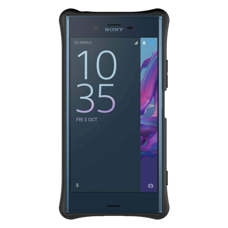 For Sony Xperia XZ1 PC + TPU Dropproof Sniper Hybrid Protective Back Cover Case with 360 Degree Rotation Holder