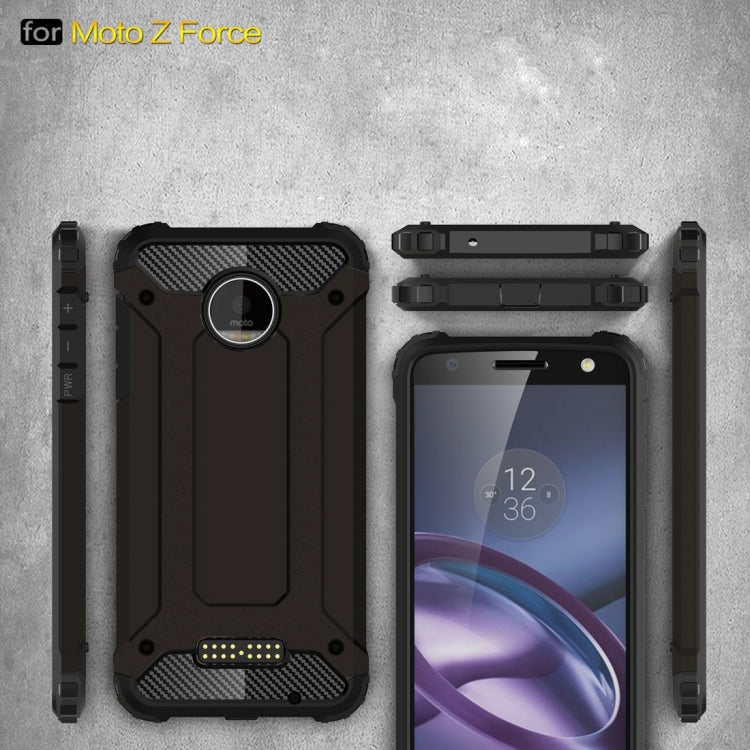 For Motorola Z Force Armor TPU + PC Combination Case