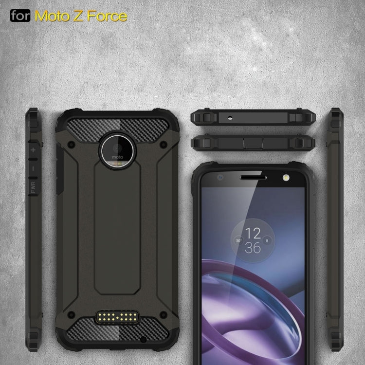 For Motorola Z Force Armor TPU + PC Combination Case