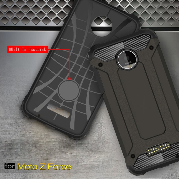 For Motorola Z Force Armor TPU + PC Combination Case