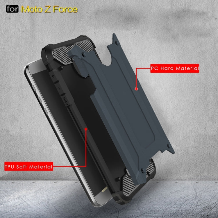 For Motorola Z Force Armor TPU + PC Combination Case