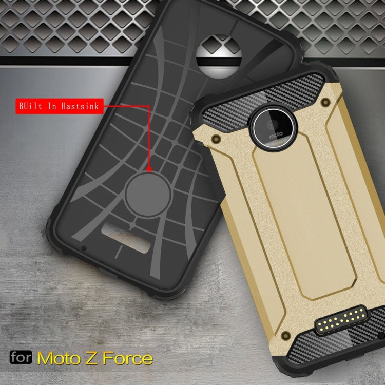 For Motorola Z Force Armor TPU + PC Combination Case