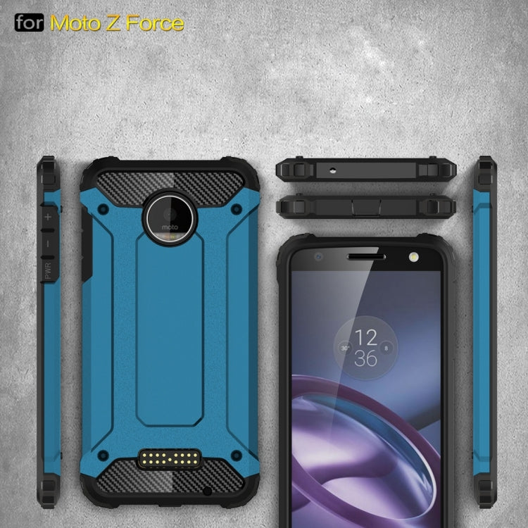 For Motorola Z Force Armor TPU + PC Combination Case