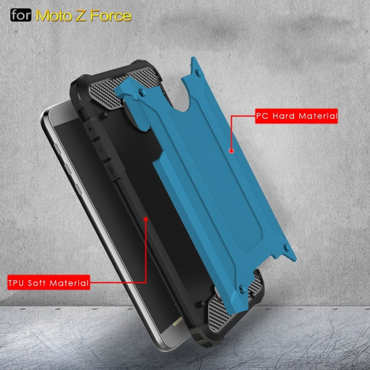 For Motorola Z Force Armor TPU + PC Combination Case