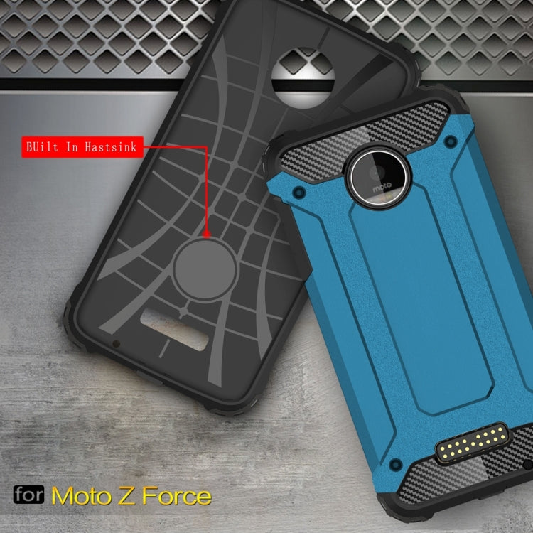 For Motorola Z Force Armor TPU + PC Combination Case