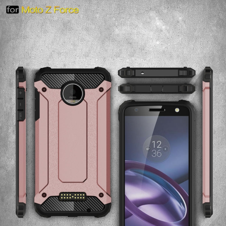 For Motorola Z Force Armor TPU + PC Combination Case