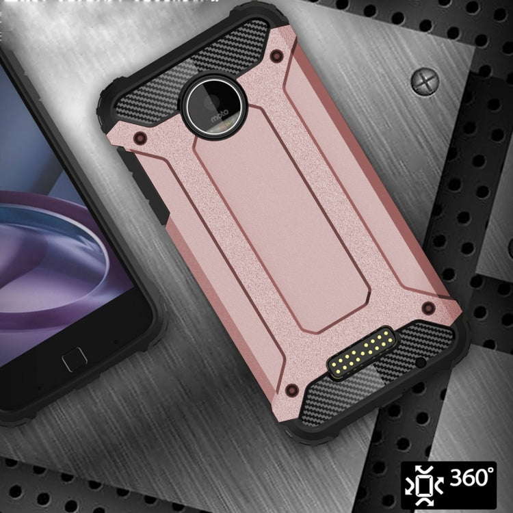 For Motorola Z Force Armor TPU + PC Combination Case