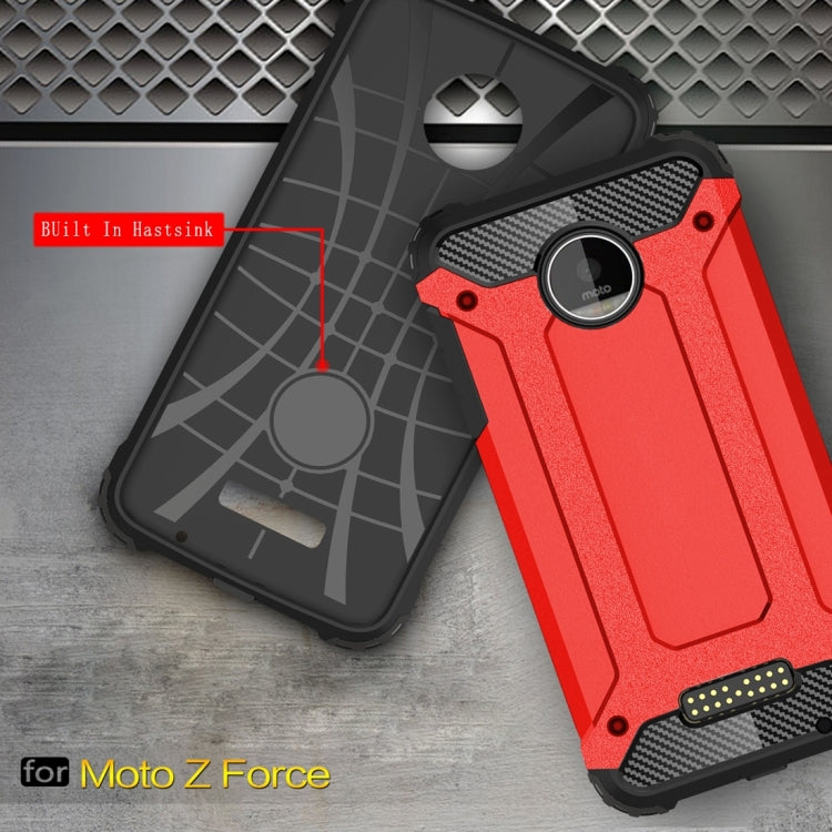 For Motorola Z Force Armor TPU + PC Combination Case