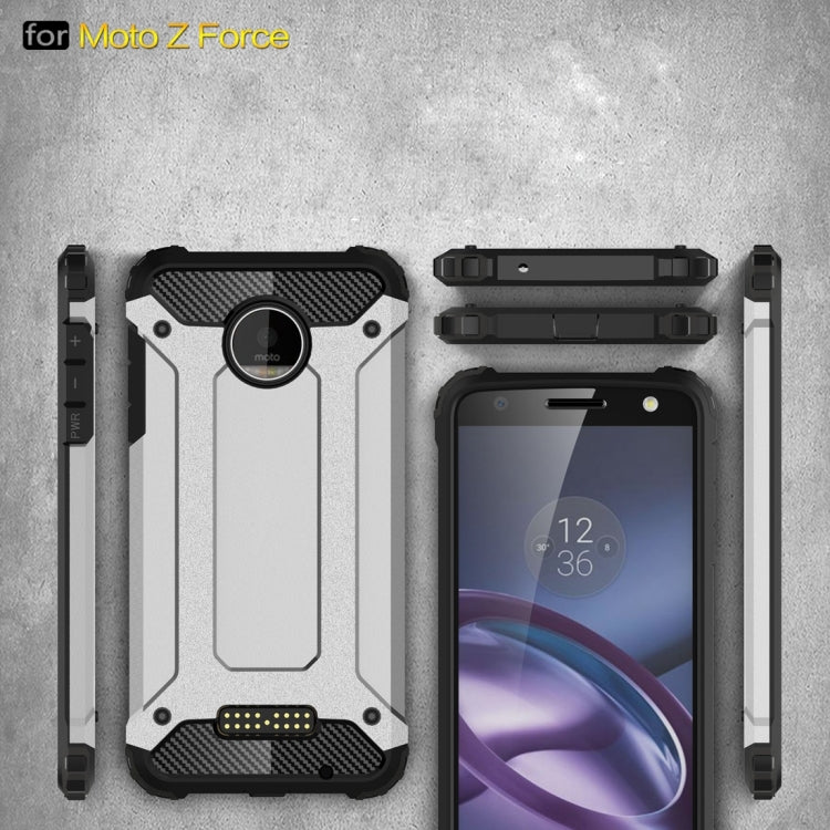 For Motorola Z Force Armor TPU + PC Combination Case