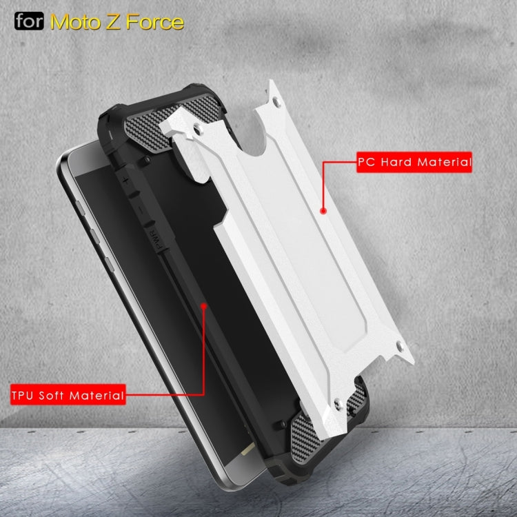 For Motorola Z Force Armor TPU + PC Combination Case