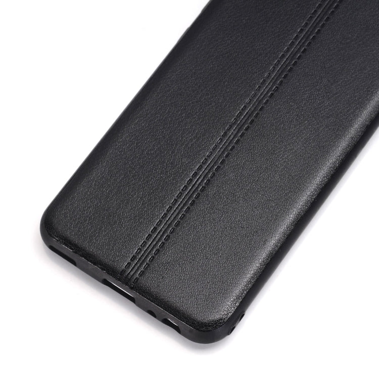 For Huawei P10 Plain Weave Texture Leather Surface Protective Back Cover Case