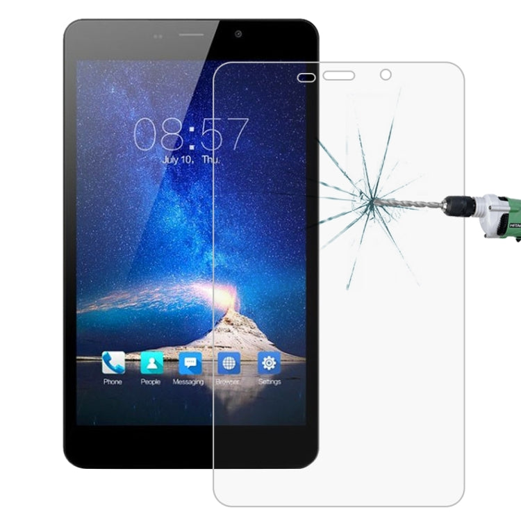 9H Surface Hardness Silicone Coated Anti-shattered Tempered Glass Film for Cube T8