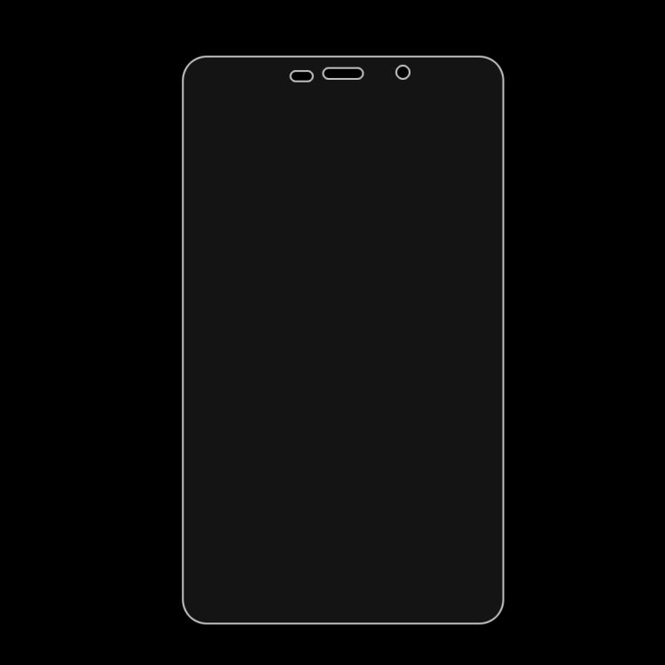 9H Surface Hardness Silicone Coated Anti-shattered Tempered Glass Film for Cube T8