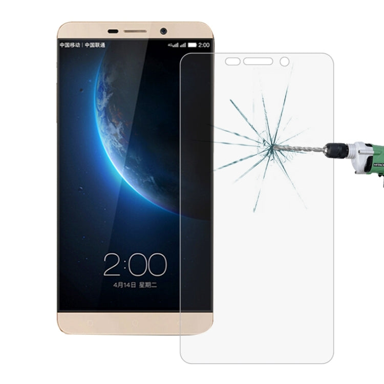 2 PCS for LETV Le Max 0.26mm 9H Surface Hardness 2.5D Explosion-proof Tempered Glass Screen Film