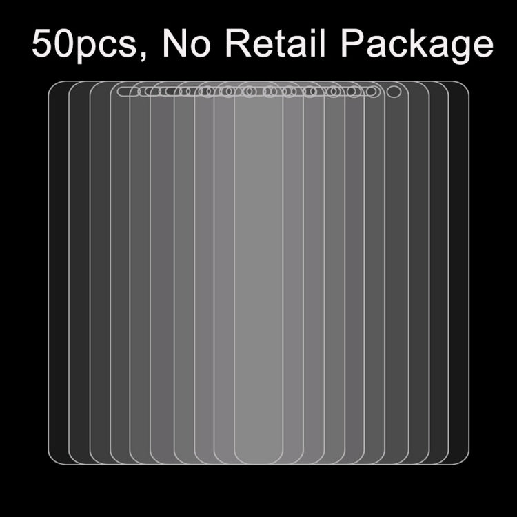 50 PCS for LETV Le Max 0.26mm 9H Surface Hardness 2.5D Explosion-proof Tempered Glass Film, No Retail Package