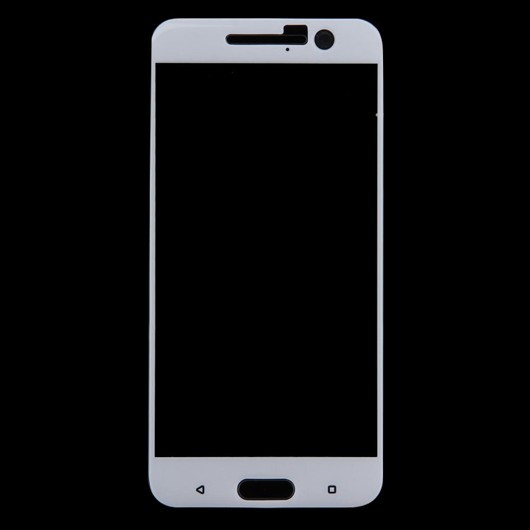 For HTC One M10 0.26mm 9H Surface Hardness 3D Explosion-proof Colorized Silk-screen Tempered Glass Full Screen Film (White)