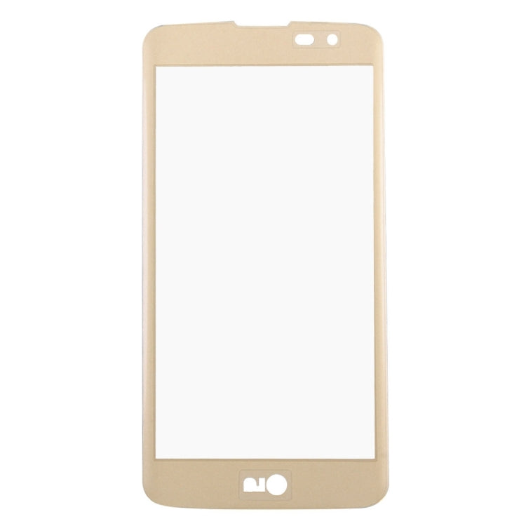 For LG K7 0.26mm 9H Surface Hardness 3D Explosion-proof Colorized Silk-screen Tempered Glass Full Screen Film