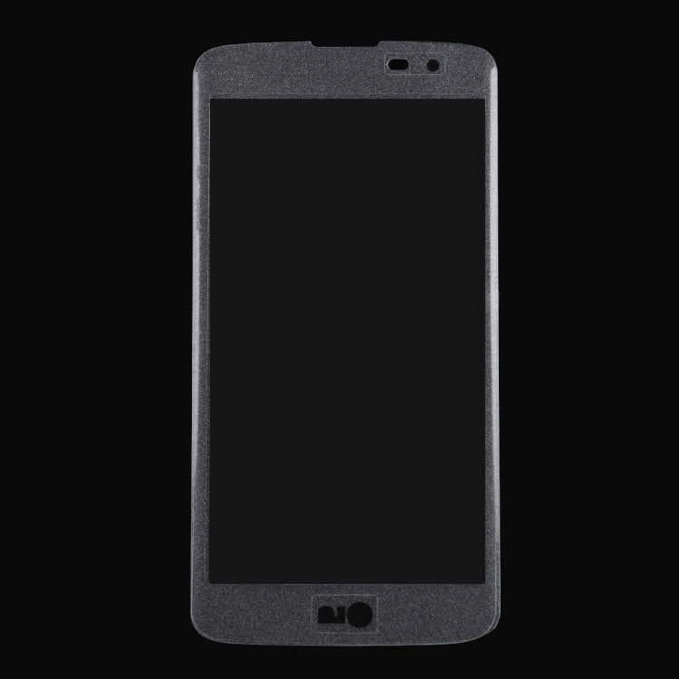 For LG K7 0.26mm 9H Surface Hardness 3D Explosion-proof Colorized Silk-screen Tempered Glass Full Screen Film