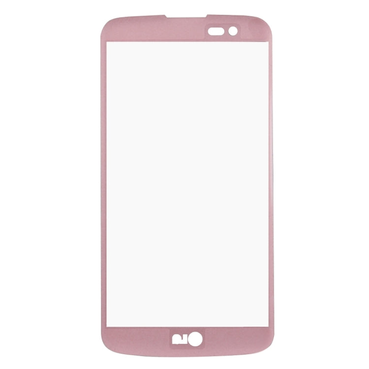 For LG K10 0.26mm 9H Surface Hardness 3D Explosion-proof Colorized Silk-screen Tempered Glass Full Screen Film