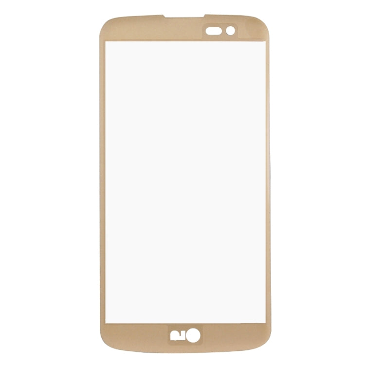 For LG K10 0.26mm 9H Surface Hardness 3D Explosion-proof Colorized Silk-screen Tempered Glass Full Screen Film