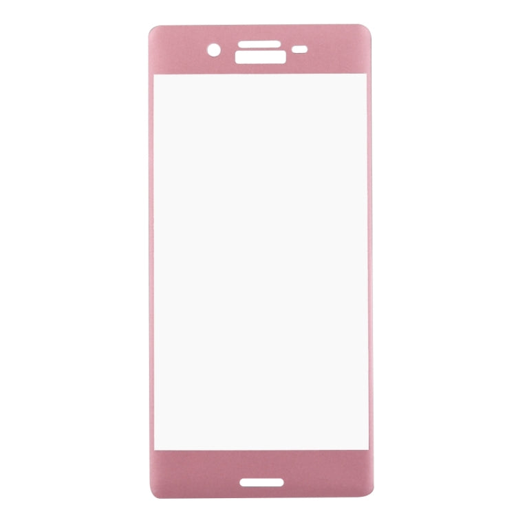 For Sony Xperia X 0.26mm 9H Surface Hardness 3D Explosion-proof Colorized Silk-screen Tempered Glass Full Screen Film