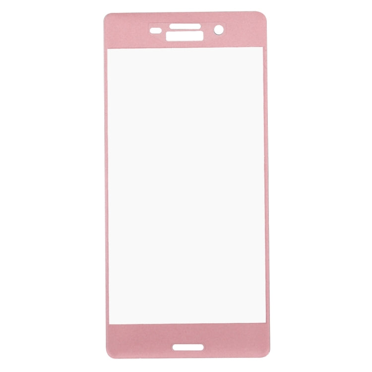 For Sony Xperia X 0.26mm 9H Surface Hardness 3D Explosion-proof Colorized Silk-screen Tempered Glass Full Screen Film