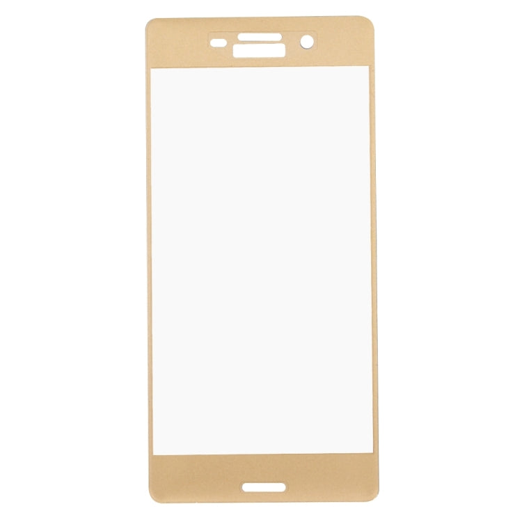 For Sony Xperia X 0.26mm 9H Surface Hardness 3D Explosion-proof Colorized Silk-screen Tempered Glass Full Screen Film