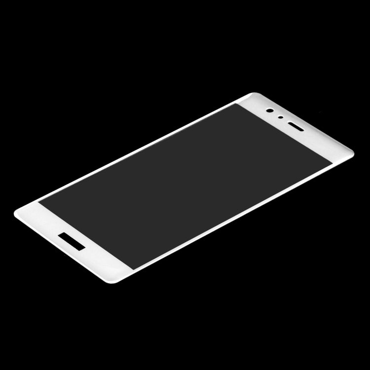 For Huawei P9 0.26mm 9H Surface Hardness 3D Curved Explosion-proof Colorized Silk-screen Tempered Glass Full Screen Film