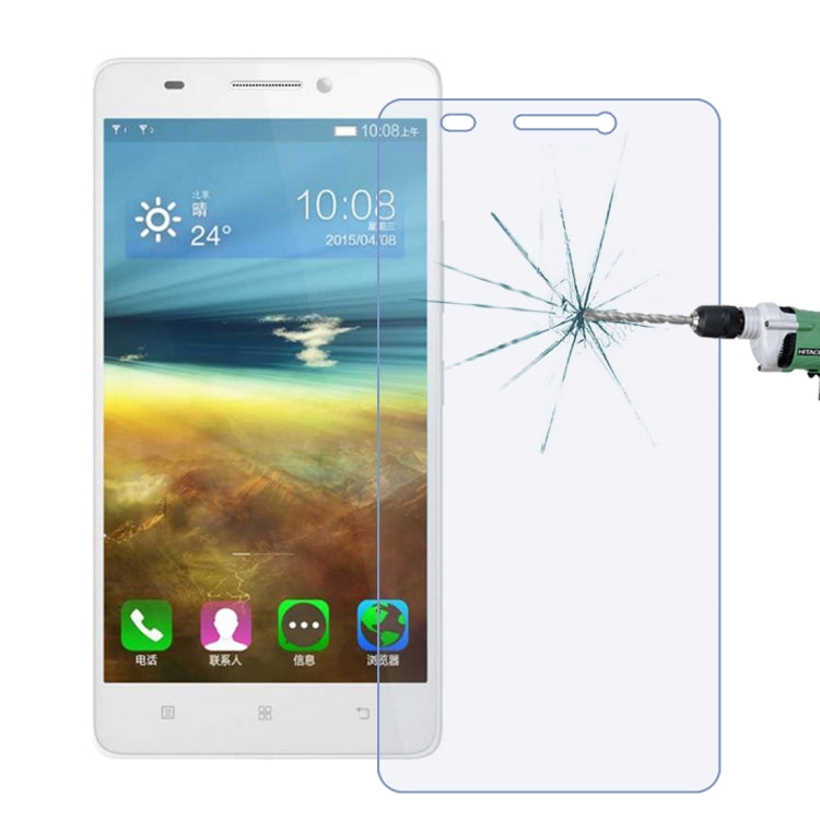 2 in 1 For Lenovo S8 / A7600 (S-MPH-2000) 0.26mm 9H Surface Hardness Explosion-proof Anti Blue-ray Tempered Glass Screen Film + Soft TPU Protective Case