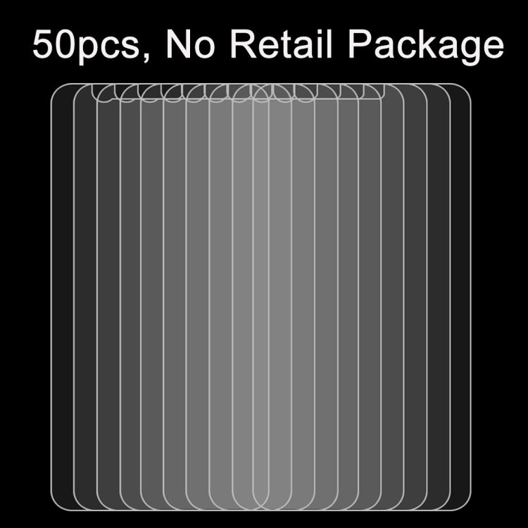 50 PCS for Huawei Honor 8 0.26mm 9H Surface Hardness 2.5D Explosion-proof Tempered Glass Screen Film, No Retail Package