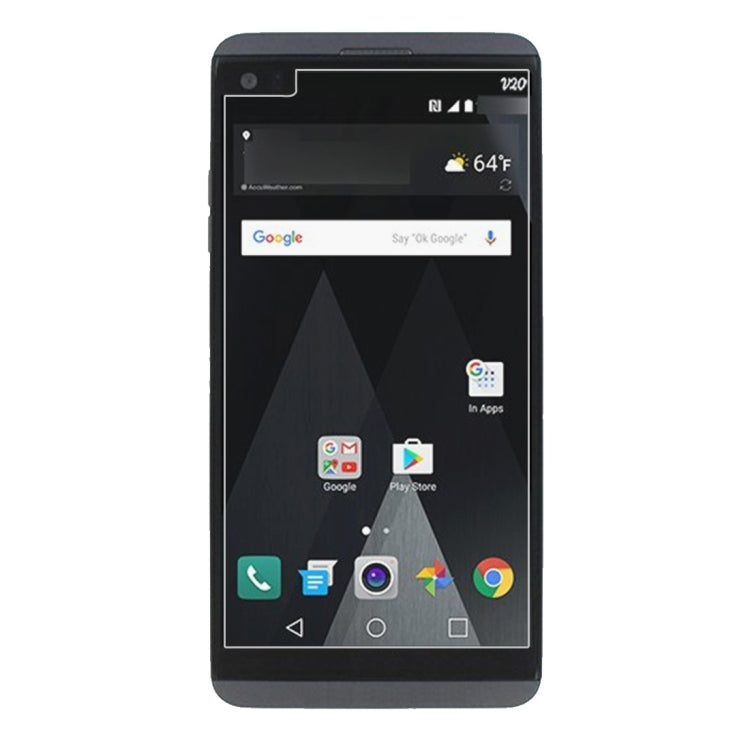 For LG V20 0.26mm 9H Surface Hardness 2.5D Explosion-proof Tempered Glass Non-full Screen Film