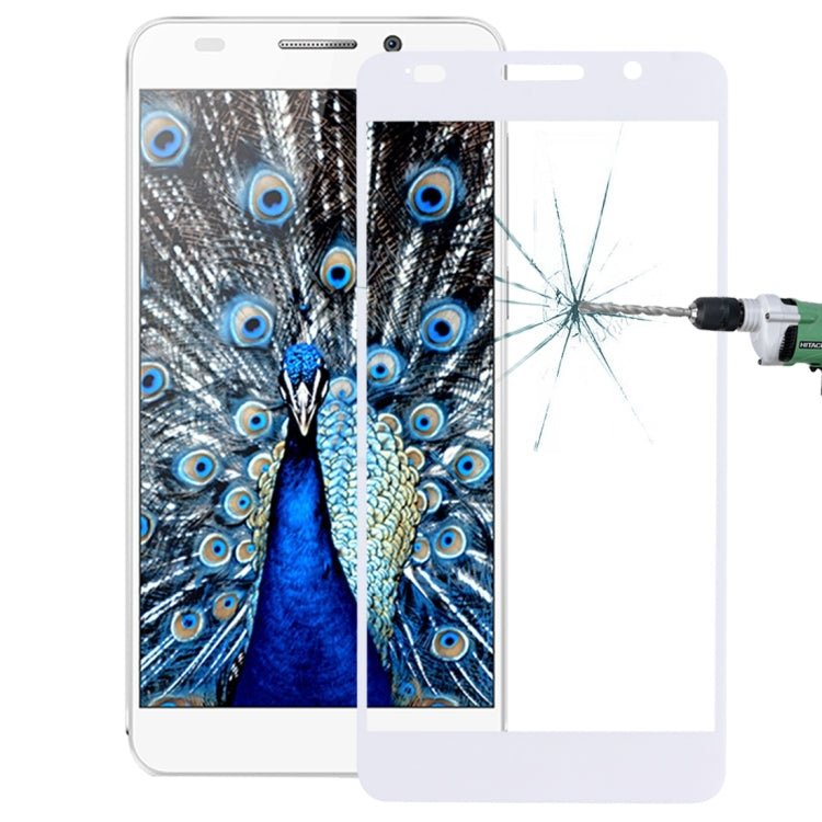 For Huawei Honor 6 0.26mm 9H Surface Hardness Explosion-proof Silk-screen Tempered Glass Full Screen Film