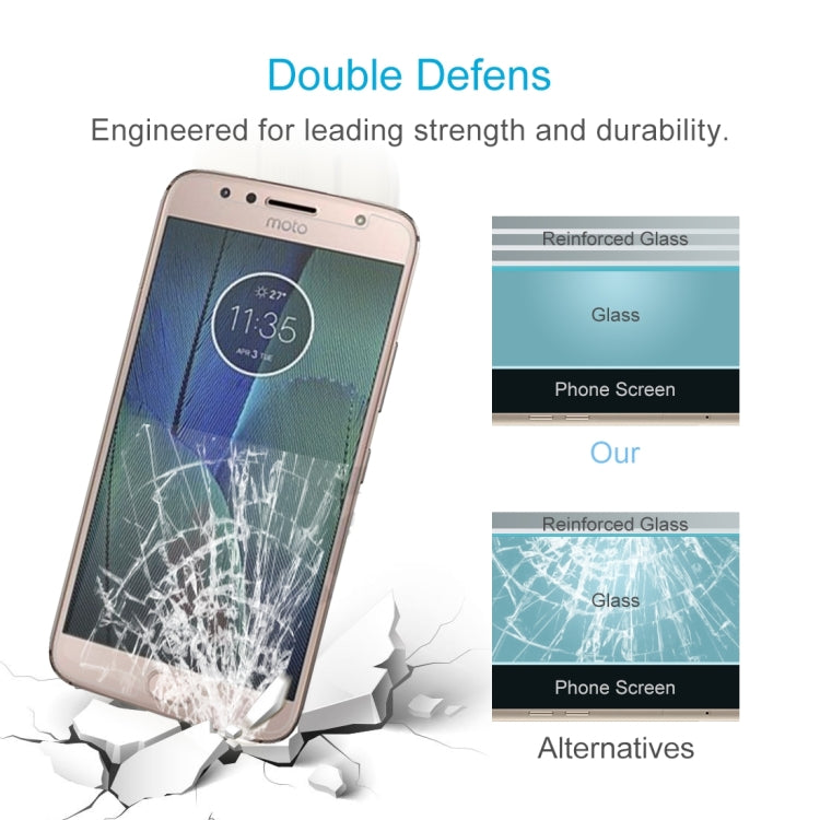 50 PCS for Motorola Moto G5S Plus 0.3mm 9H Surface Hardness 2.5D Explosion-proof Tempered Glass Non-full Screen Film, No Retail Package