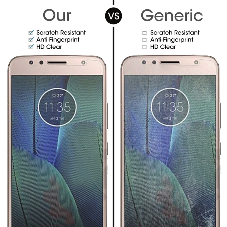 100 PCS for Motorola Moto G5S Plus 0.3mm 9H Surface Hardness 2.5D Explosion-proof Tempered Glass Non-full Screen Film