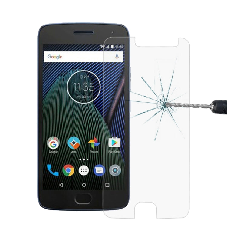 For Motorola Moto G5S 0.3mm 9H Surface Hardness 2.5D Explosion-proof Tempered Glass Non-full Screen Film