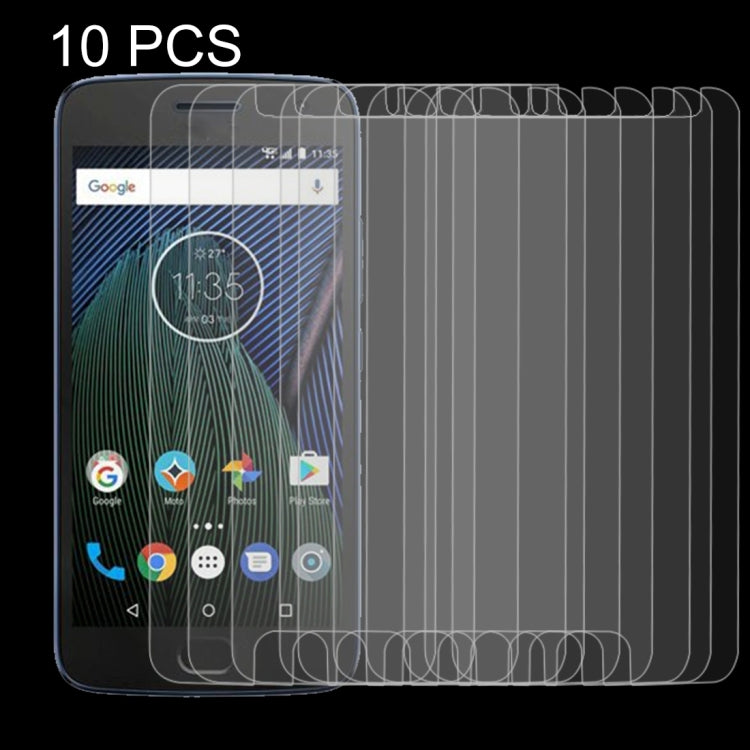 10 PCS for Motorola Moto G5S 0.3mm 9H Surface Hardness 2.5D Explosion-proof Tempered Glass Non-full Screen Film