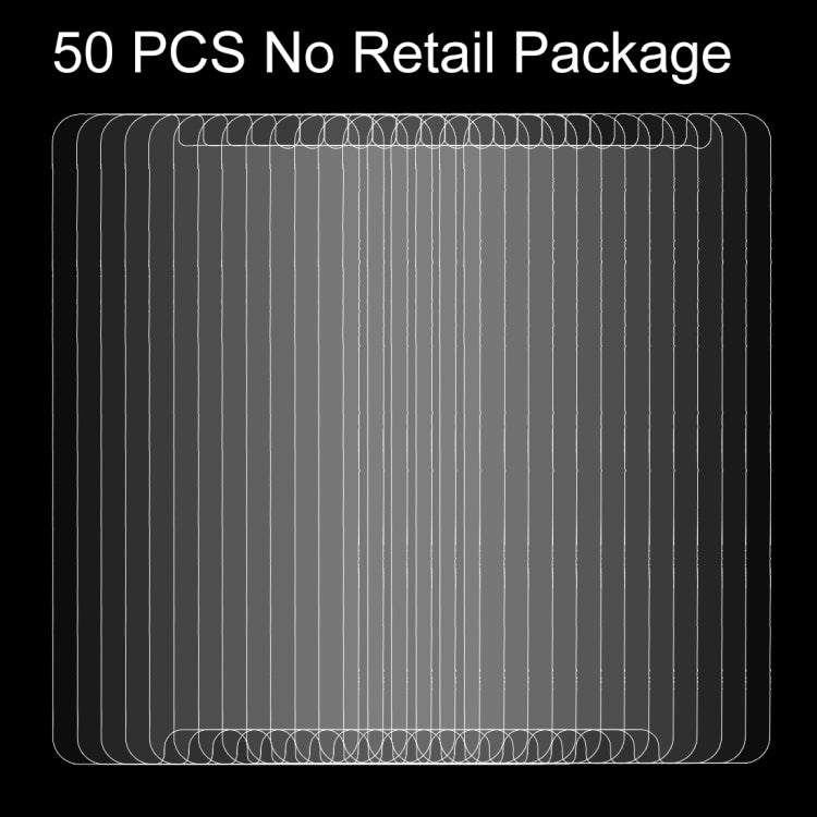 50 PCS for HTC U Play 0.26mm 9H Surface Hardness Explosion-proof Non-full Screen Tempered Glass Screen Film, No Retail Package