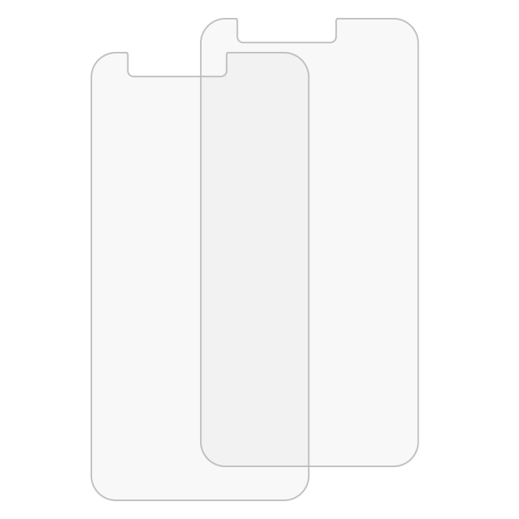 2 PCS for LG K10 (2017) 0.26mm 9H Surface Hardness Explosion-proof Non-full Screen Tempered Glass Screen Film