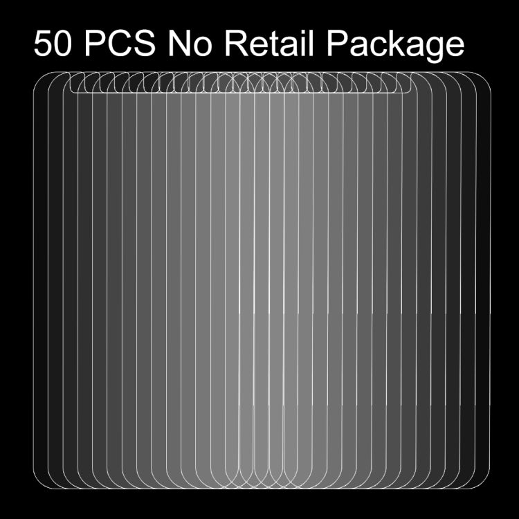 50 PCS for LG K10 (2017) 0.26mm 9H Surface Hardness Explosion-proof Non-full Screen Tempered Glass Screen Film, No Retail Package