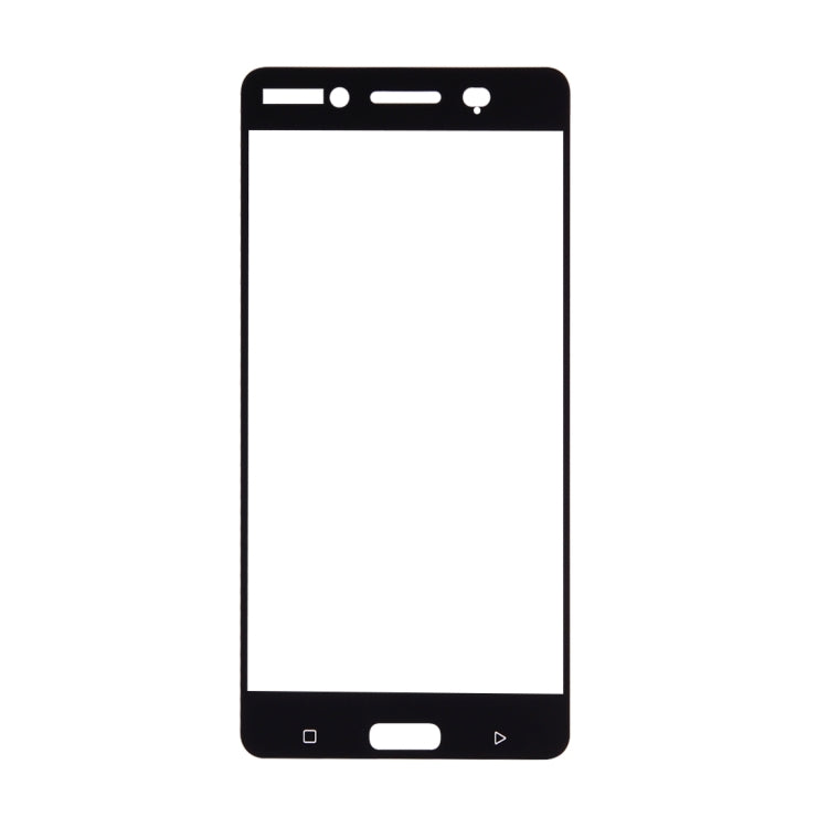 For Nokia 6 0.26mm 9H Surface Hardness Colorized Silk-screen Tempered Glass Full Screen Film