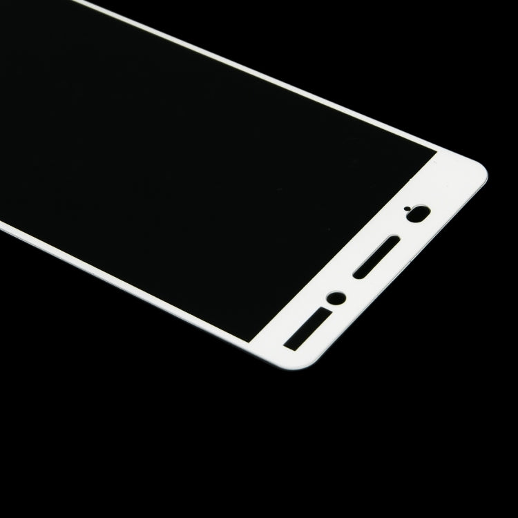 For Nokia 6 0.26mm 9H Surface Hardness Colorized Silk-screen Tempered Glass Full Screen Film