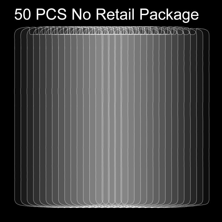 50 PCS for ZTE Blade L5 Plus 0.26mm 9H Surface Hardness Explosion-proof Non-full Screen Tempered Glass Screen Film, No Retail Package