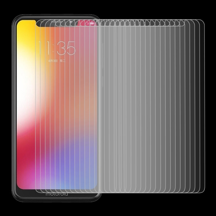 100 PCS 0.26mm 9H 2.5D Explosion-proof Tempered Glass Film for Motorola Moto One (P30 Play)