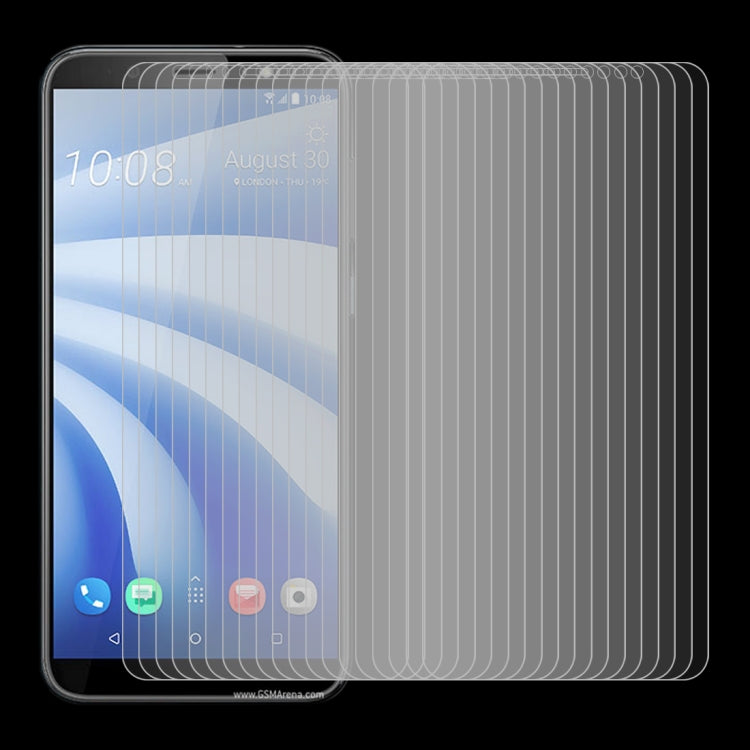 100 PCS 0.26mm 9H 2.5D Explosion-proof Tempered Glass Film for HTC U12 Lite