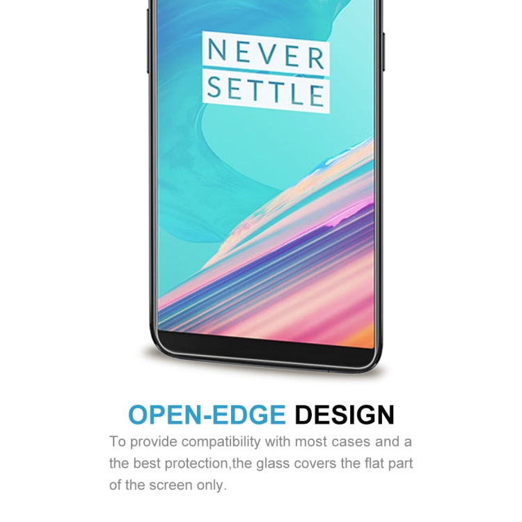 For OnePlus 5T 0.26mm 9H Surface Hardness 2.5D Explosion-proof Tempered Glass Non-full Screen Film