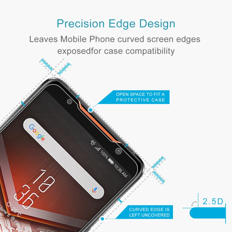 10 PCS 0.26mm 9H 2.5D Explosion-proof Tempered Glass Film for Asus ROG Phone