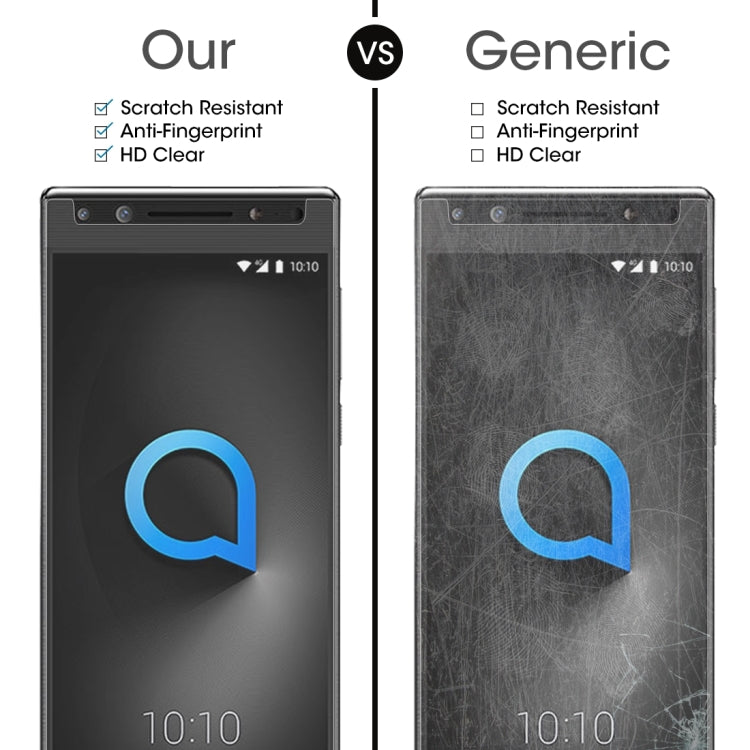 2 PCS 0.26mm 9H 2.5D Tempered Glass Film for Alcatel 5