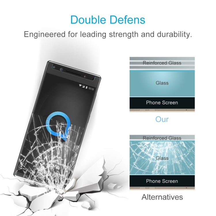 100 PCS 0.26mm 9H 2.5D Tempered Glass Film for Alcatel 5