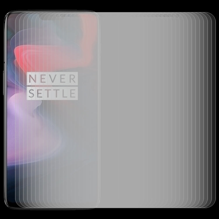 100 PCS 0.26mm 9H 2.5D Tempered Glass Film for OnePlus 6