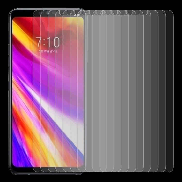10 PCS 0.26mm 9H 2.5D Tempered Glass Film for LG G7 ThinQ